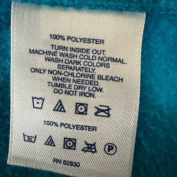 Lands’ End Full Zip Velour Jacket 4 Pockets - Picture 2 of 10